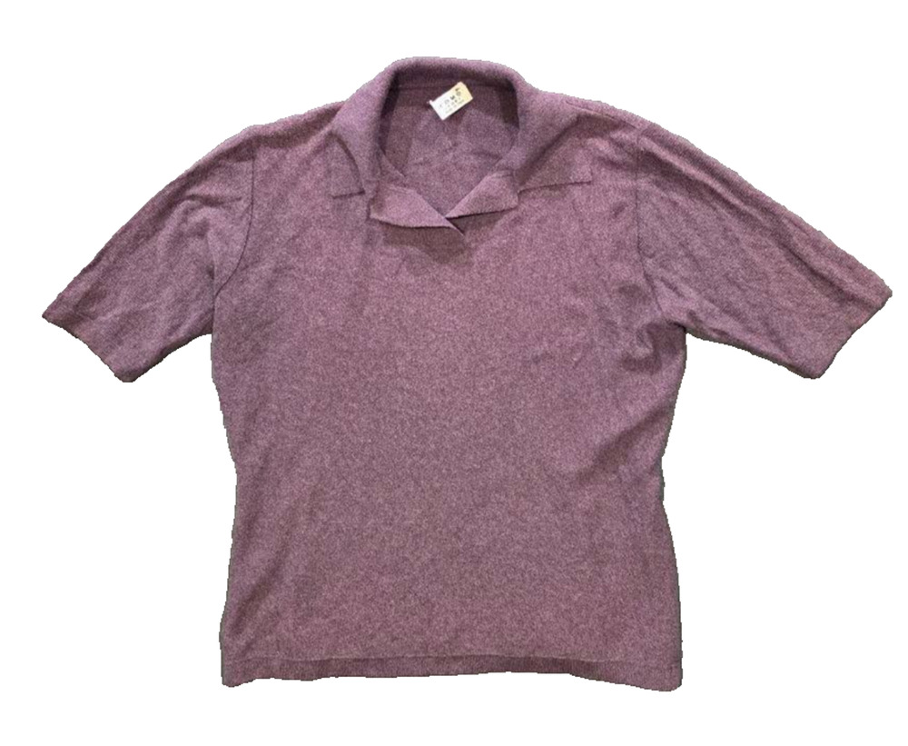Como Sport Italy Striped Polo t-Shirt Size X-Large Classic Casual A011308